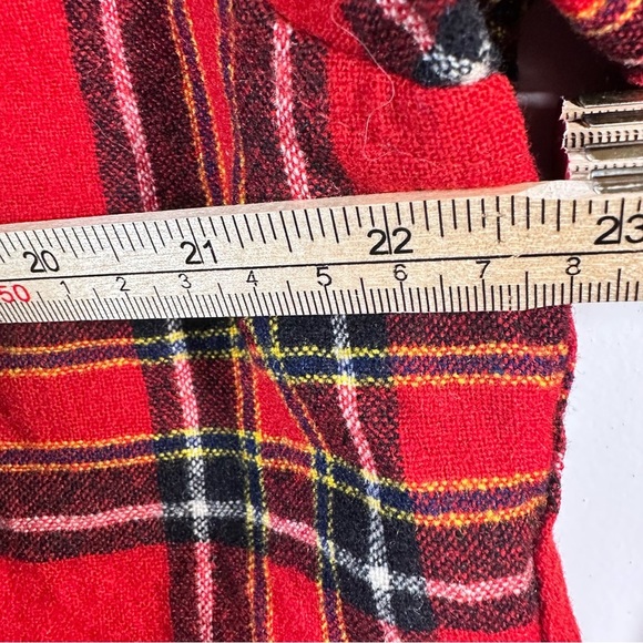 Vtg Pendleton Wool Board Shirt Men XL Tartan Plaid Loop Collar Virgin Wool USA - Picture 5 of 10